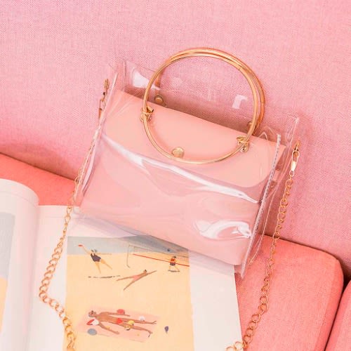 Transparent Jelly Bag - Pink