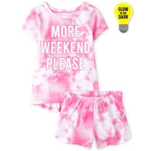 More Weekend Splash Short Sleeve Cotton Snug Fit Pyjamas Sleepwear
