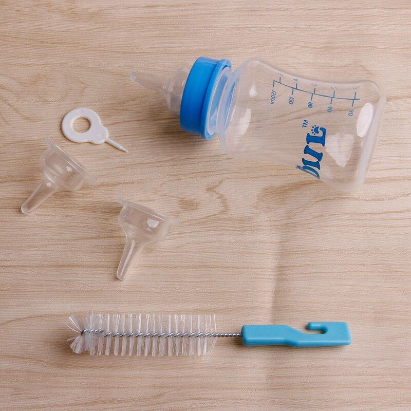 Sell Puppy Kitten Feeding Bottle 150ml And 60ml Pet Nursing Feeding Bottle With Cleaning Brush Kit For Dog Puppy Cat