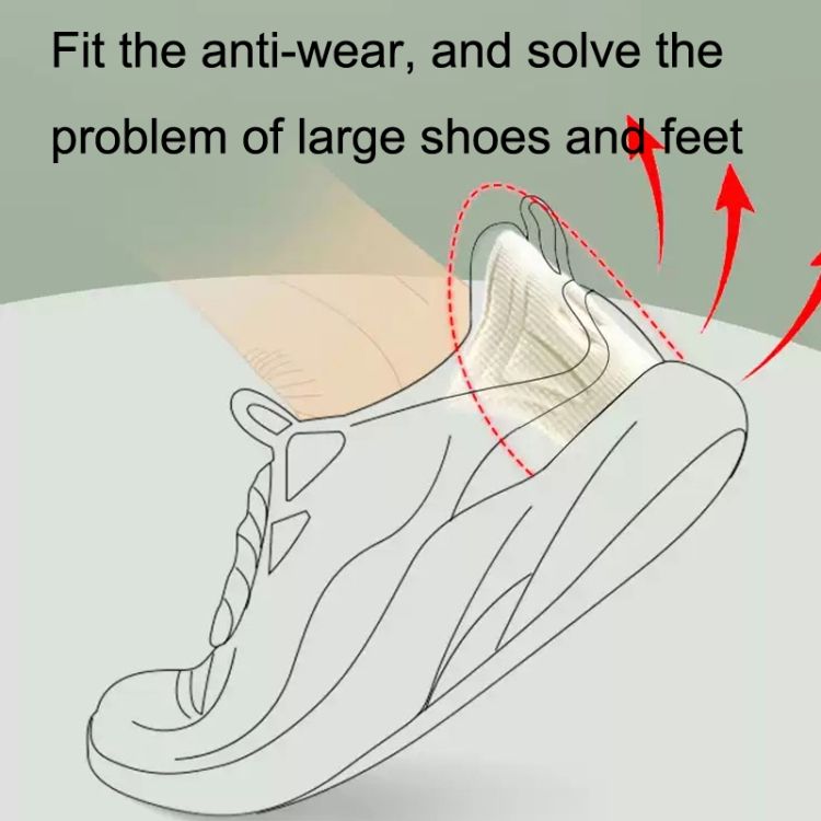 10 Pairs Tailored Sneaker Heel Tab, Thickness: 5mm (Black)