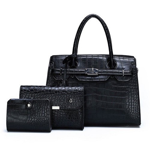 3 In 1 Handbag - Black