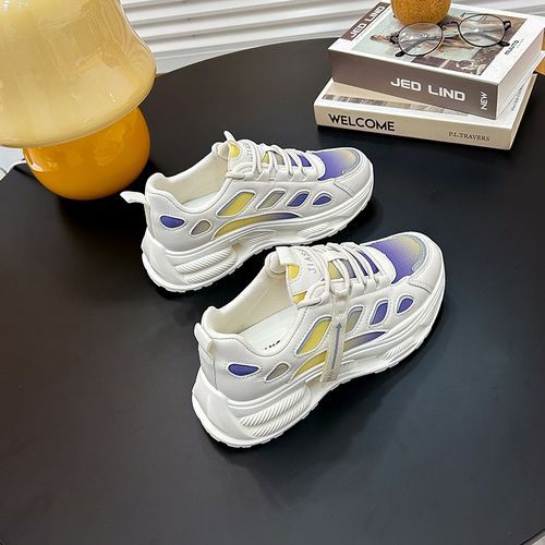 Breathable Sports Shoes Women Running Sneakers Beige Sneakers Ladies