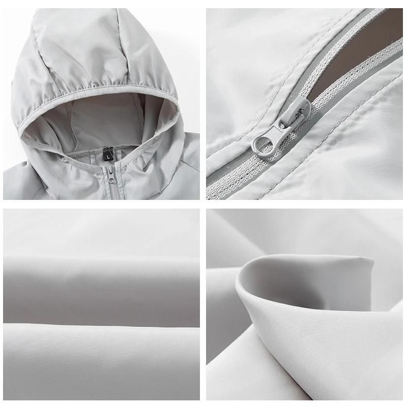 Hiking Windbreaker Camping Waterproof Jacket Reflective Coat Sun Protection Clothing Unsiex Outdoor Windbreakers Plus Size S-7XL