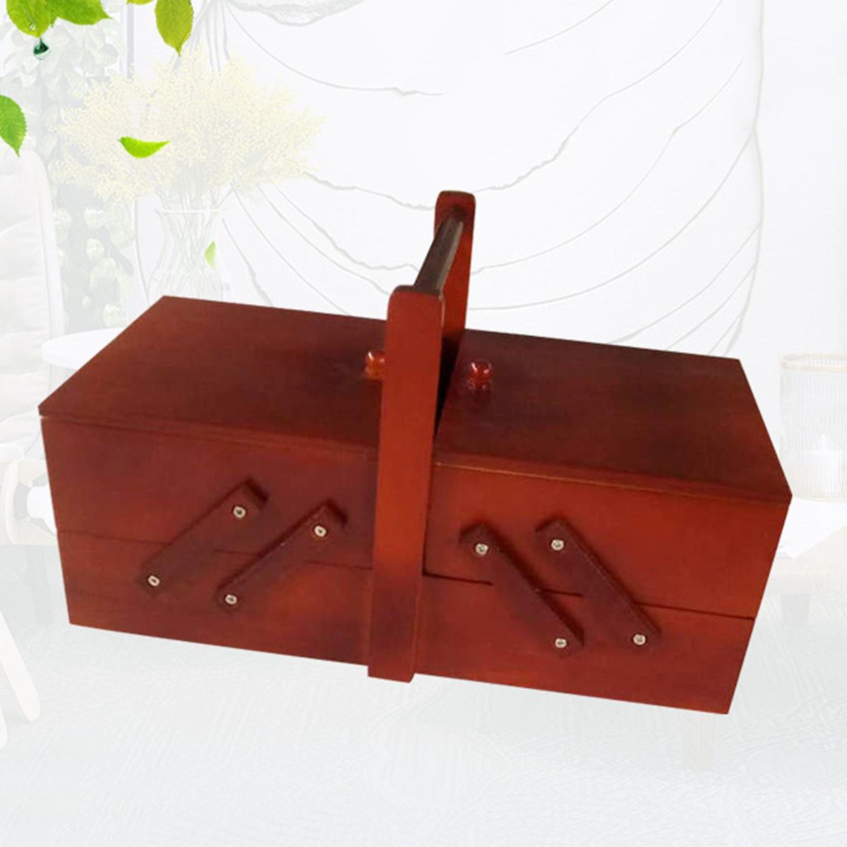 2Pieces  Sewing Box   Sew  Organizer Jewelry Boxes
