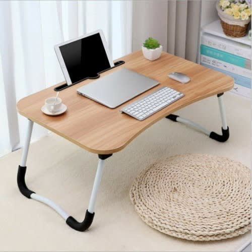 Laptop Table With Dock Stand & Cup Holder
