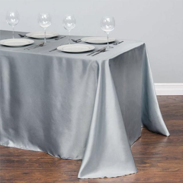 Table Cloth Rectangular Satin Tablecloth-130X130