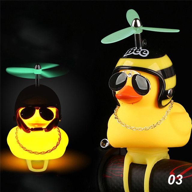 Luminous/normal Airscrew Helmet Standing Duck Broken Wind