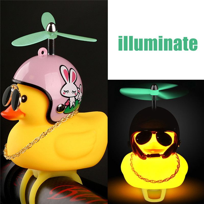 Luminous/normal Airscrew Helmet Standing Duck Broken Wind
