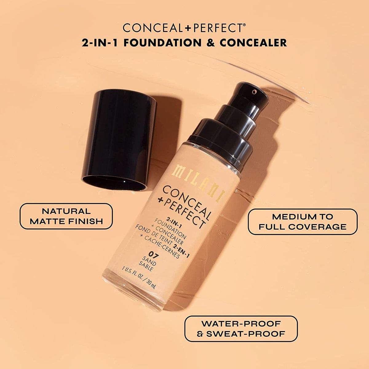 Conceal + Perfect 2-in-1 Foundation + Concealer - 14 Golden Toffee 30ml