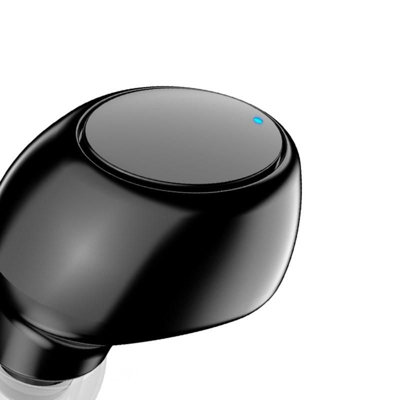 1Pc X6 Bluetooth-compatible 5.0 Waterproof In-ear-Black