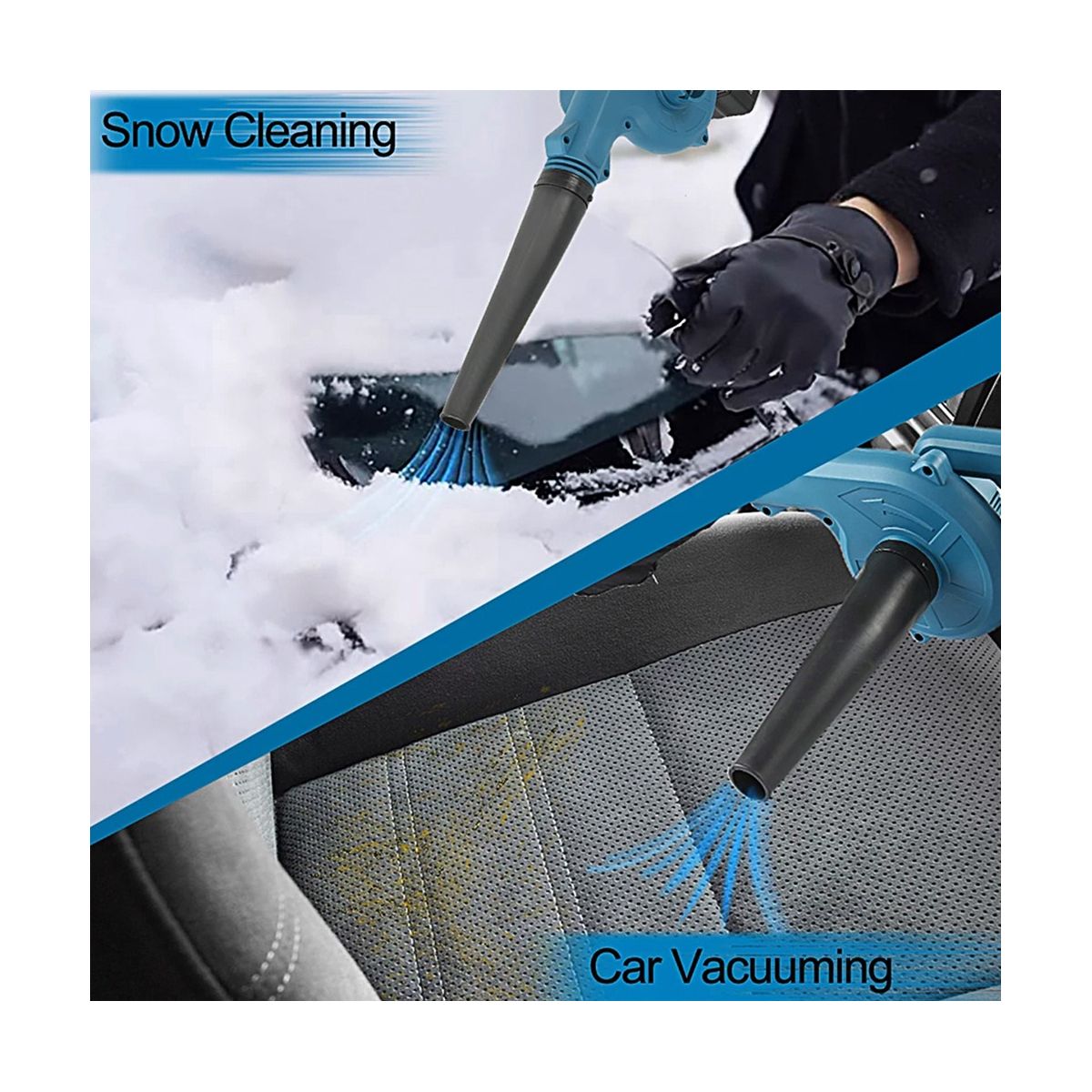 Cordless Electric Blower Collector Blowing and Cleaning