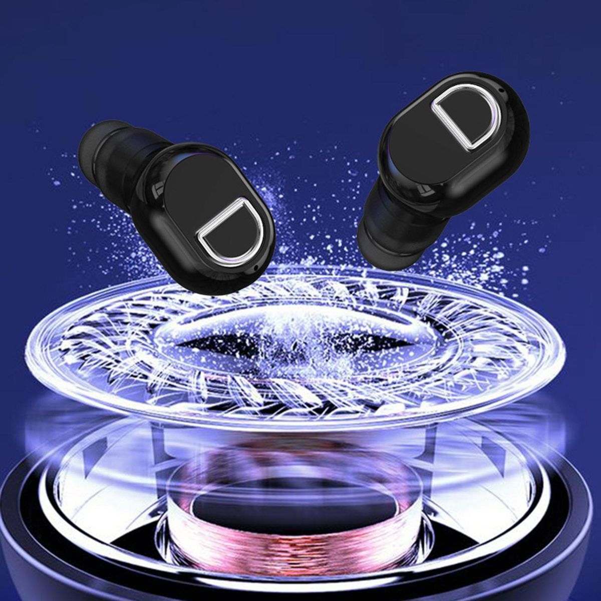1Pc Earphone In-ear Waterproof Mini-Skin Color