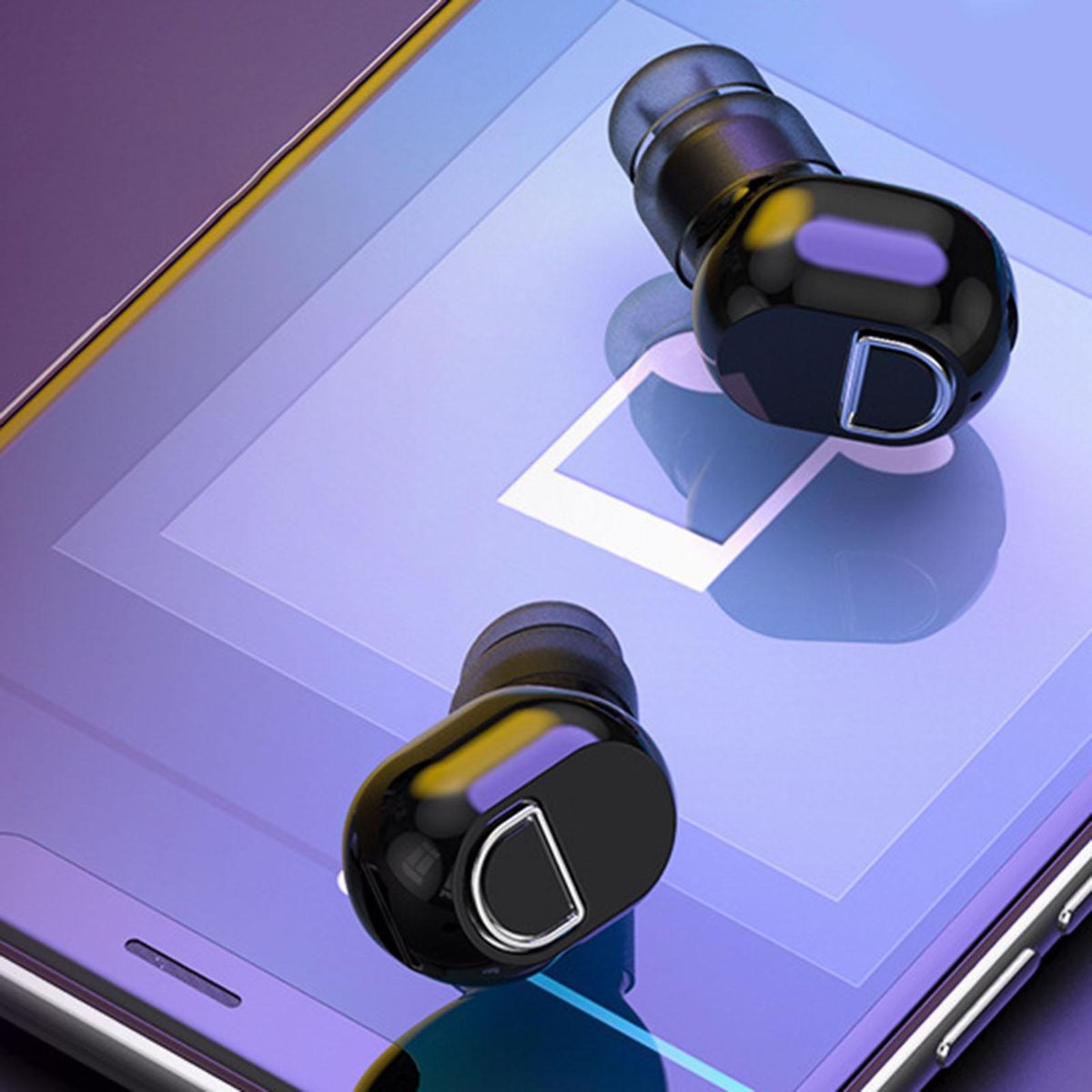 1Pc Earphone In-ear Waterproof Mini-Skin Color