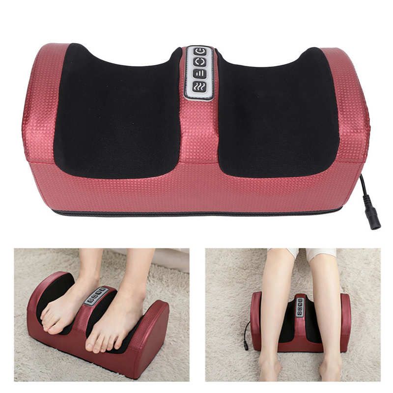Electric Legs Massage Machine Foot Massager  Compress Physical Therapy Instrument Feet Roller Heating Kneading Massage Device