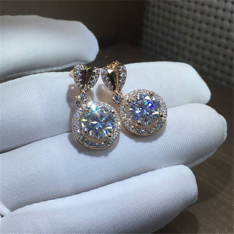 Crystal Diamond Stone Earring