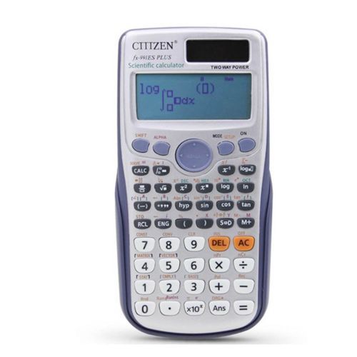 991E Scientific Touch Keyboard Calculator LED Display Pocket Handheld Student Calculator Light Grey