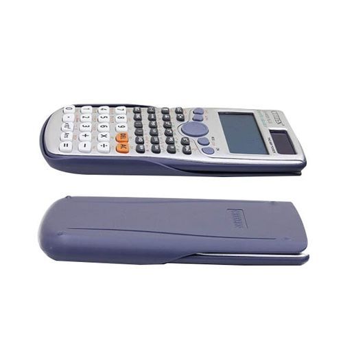 991E Scientific Touch Keyboard Calculator LED Display Pocket Handheld Student Calculator Light Grey
