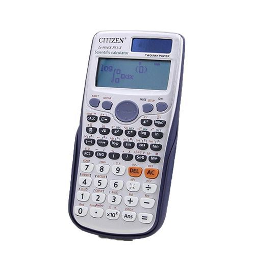 991E Scientific Touch Keyboard Calculator LED Display Pocket Handheld Student Calculator Light Grey