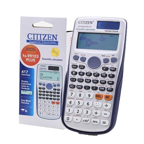 991E Scientific Touch Keyboard Calculator LED Display Pocket Handheld Student Calculator Light Grey