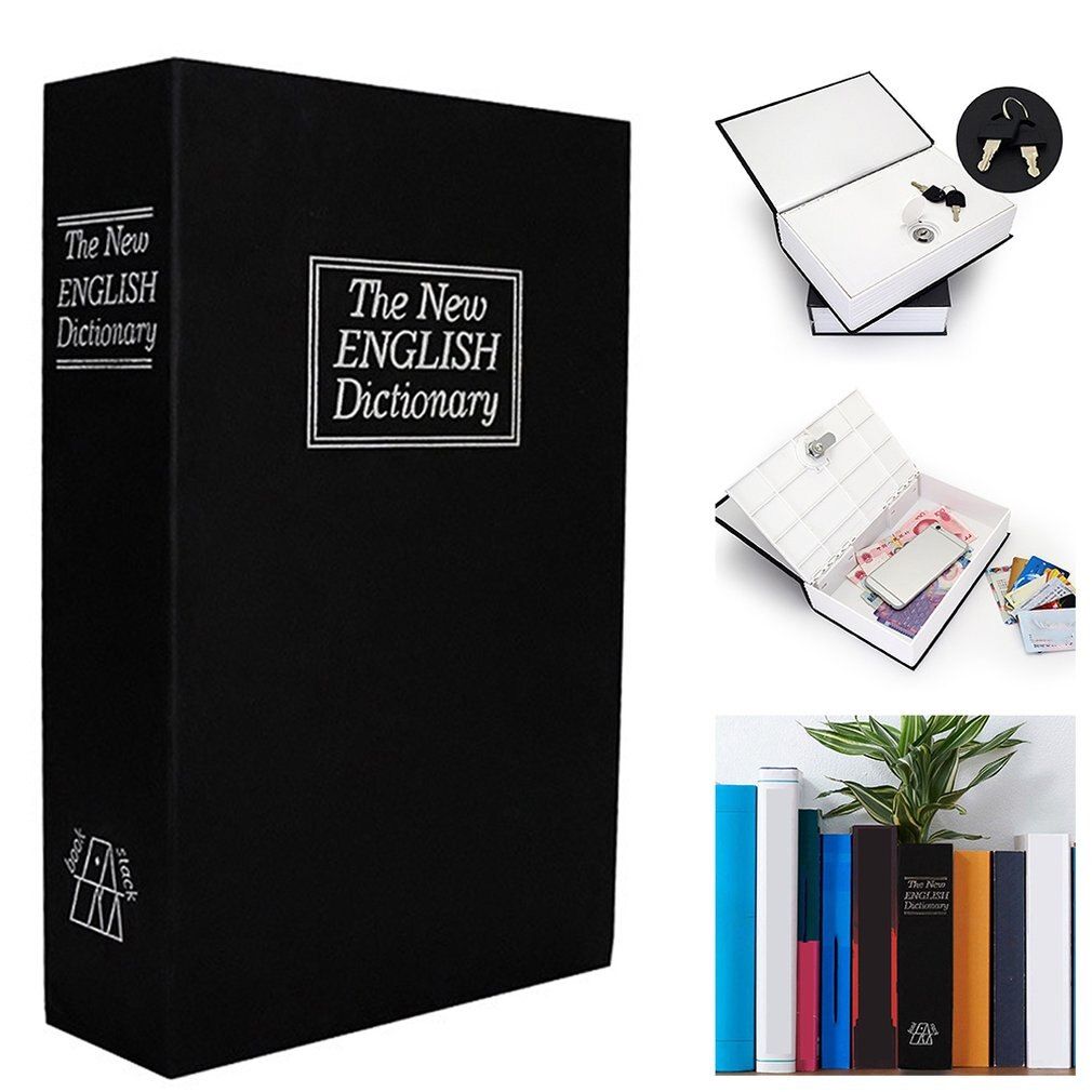 Safe English Dictionary Key Style Money Box Piggy Bank Safe Money Cash Coins Saving Box Lovely Gift For Kid Child Birthday LESHP