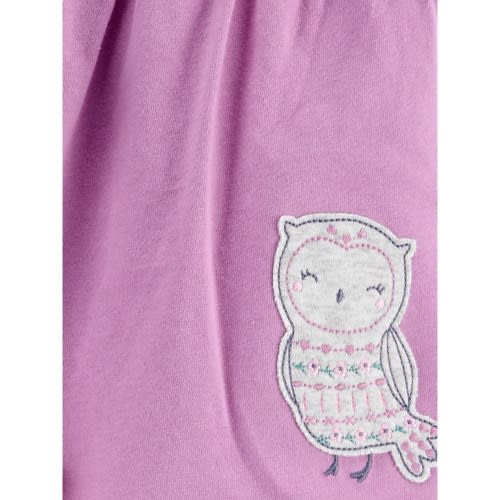 Child Of Mine Newborn Baby Girls Blouse, Bodysuit & Pant 3pc - Lilac Blossom