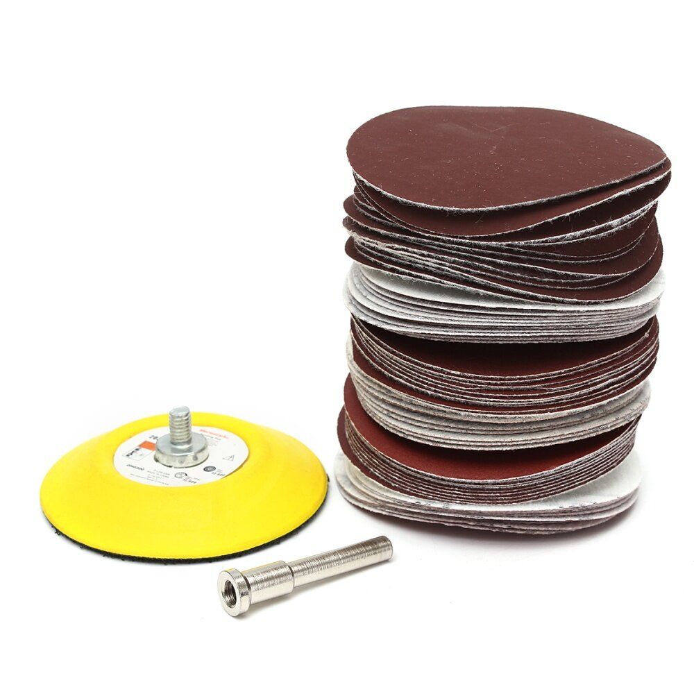 3Inch Abrasives Hook & Loop Sanding Pad 1/4