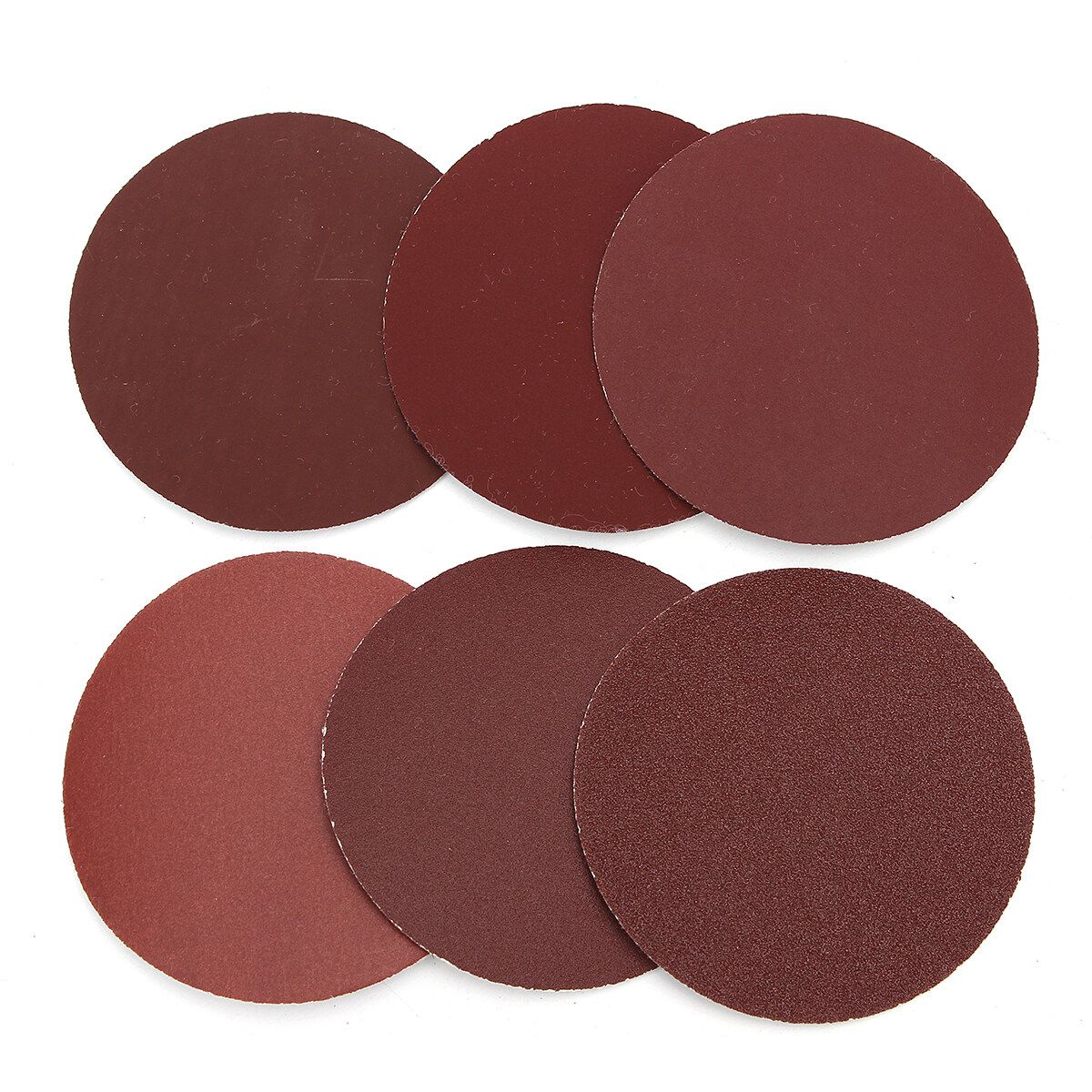 3Inch Abrasives Hook & Loop Sanding Pad 1/4" Shank + 60pcs Sand Paper Mixed Set