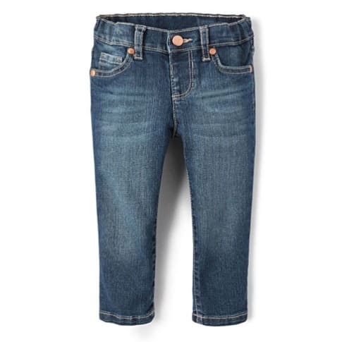 Girls Basic Med - Skinny Jeans - Blue Wash