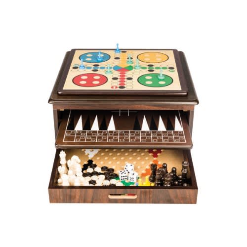 Wooden Game Collection 10 In 1 Board Games - Age 6+