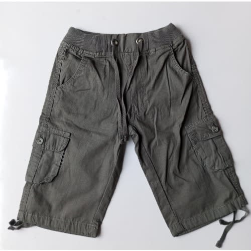 Boys Combat/Cargo Short - Moss Gray