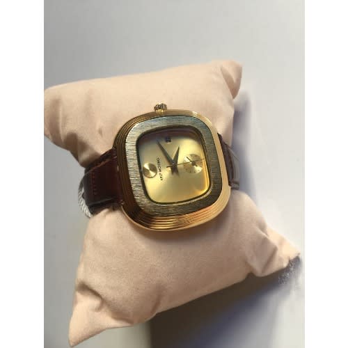 Women's Leather Strap Cute Wrist Watch- Brown