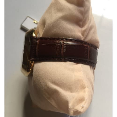 Women's Leather Strap Cute Wrist Watch- Brown