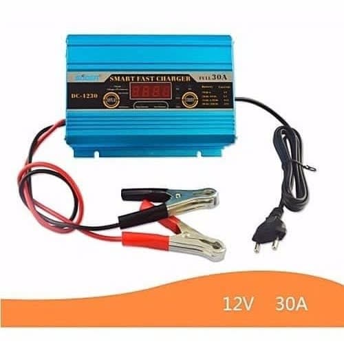 Smart Fast Battery Charger - 30a 12v Charger With Jump Start