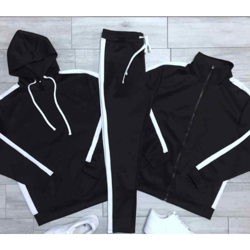3in1 Black Tracksuit Set