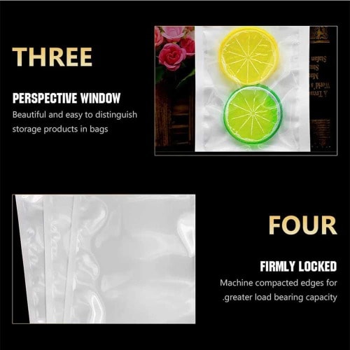 Clear White Self Seal Zip Lock Packaging Bags