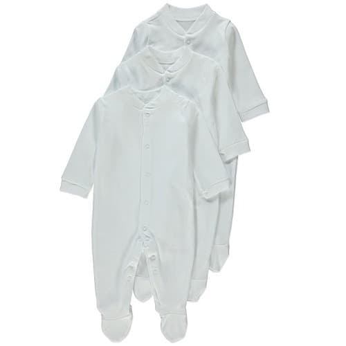 Unisex Baby Sleepsuits - 3 Pack