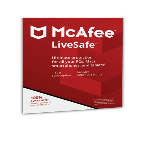 McAfee Livesafe - 1pc - 1 Year