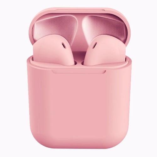 I12 Bluetooth Earbuds Tws Wireless Earpods - Pink