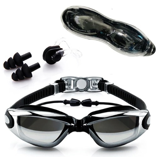 Yuke UK HD Waterproof Anti-fog Glasses & Swimming Kit