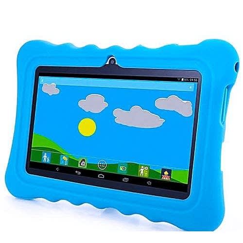 Atouch A32 Kids Educational Tablet - Android - 6.1 - Wifi - Dual Camera + Blue Bumper Pouch