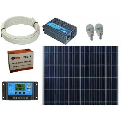 Solar Unit + Battery + Inverter Combo