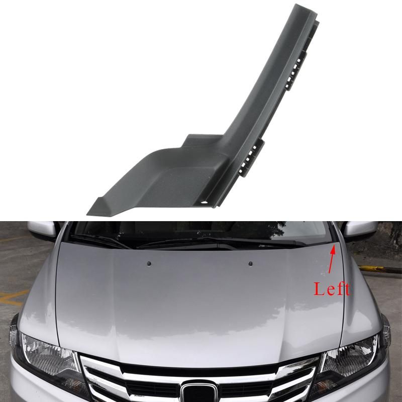 Car Bonnet Garnish Trim Panel Engine Hood Hinge Cover For HONDA CITY GM2 GM3 2009-2014 OEM: 74212-TM0-T00 74222-TM0-T00