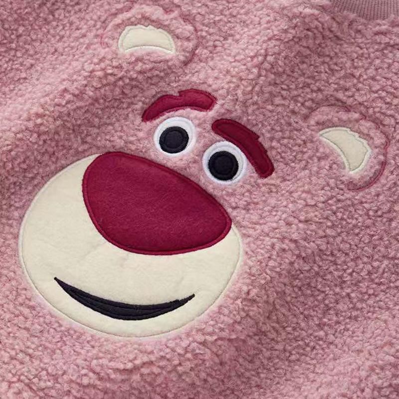 Winter Boys And Girls Teddy Plush Warm Cartoon Pullover Sweater