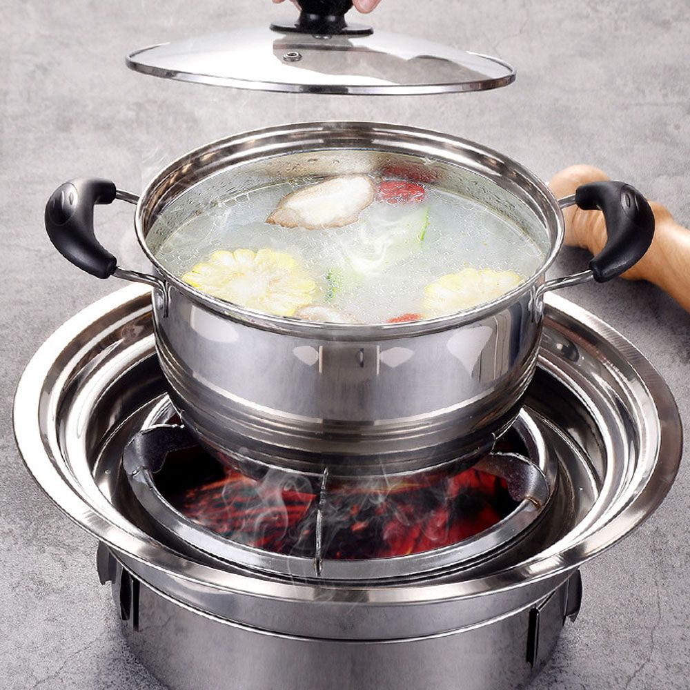 7PCS  Stainless Steel Charcoal Barbecue Grill Barbecue
