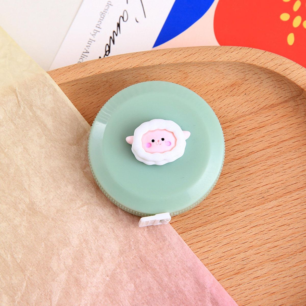 Mini Tape Measure Adorable Cartoon Mini Measuring Tape for Tailoring B