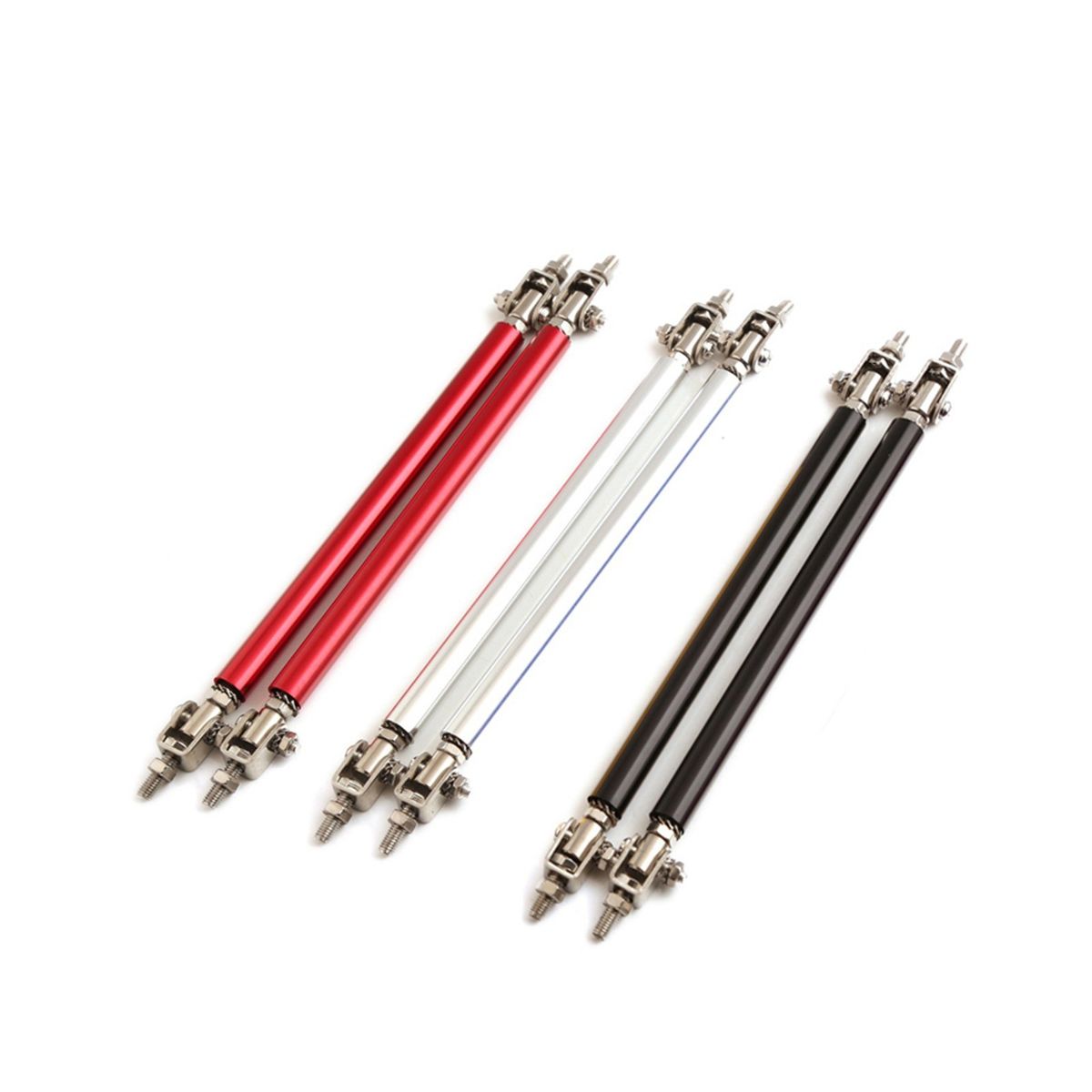 2PCS 100-200mm Adjustable Front Bumper Lip Splitter Strut