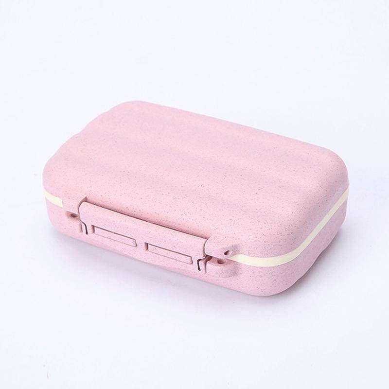 Travel Medicine Tablets Box Jewelry Supplies Storage Case Container 1PC Pink