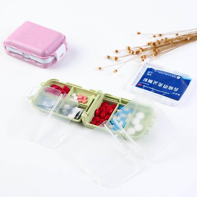 Travel Medicine Tablets Box Jewelry Supplies Storage Case Container 1PC Pink