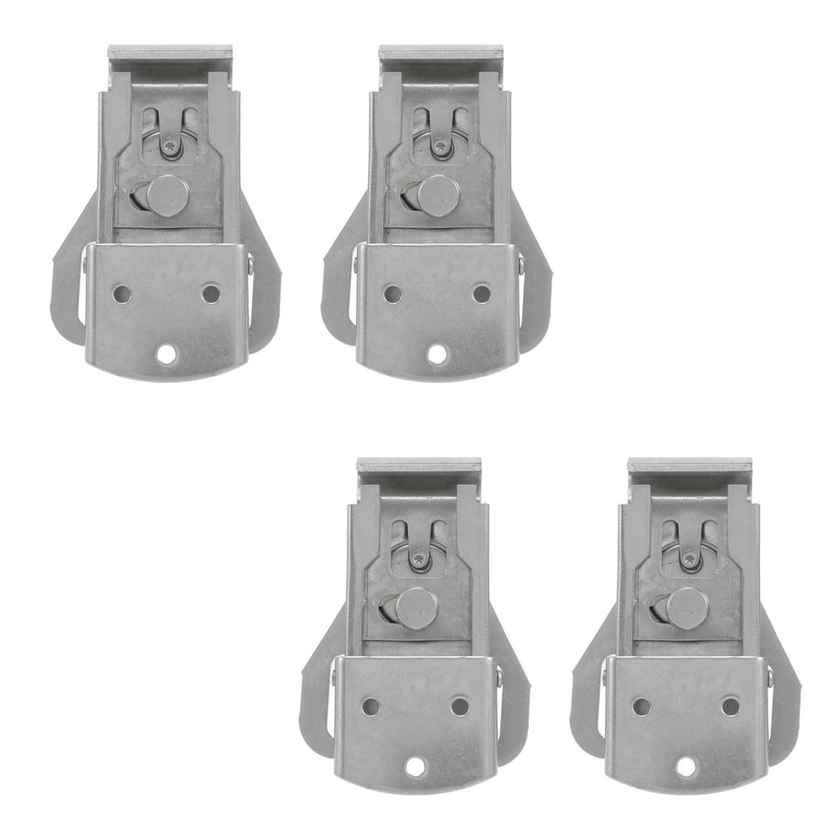 Stainless Steel Spring Loaded Small erfly Twist Latcherfly Lock with Retainerfor SuitcasesWooden Box4Pcs