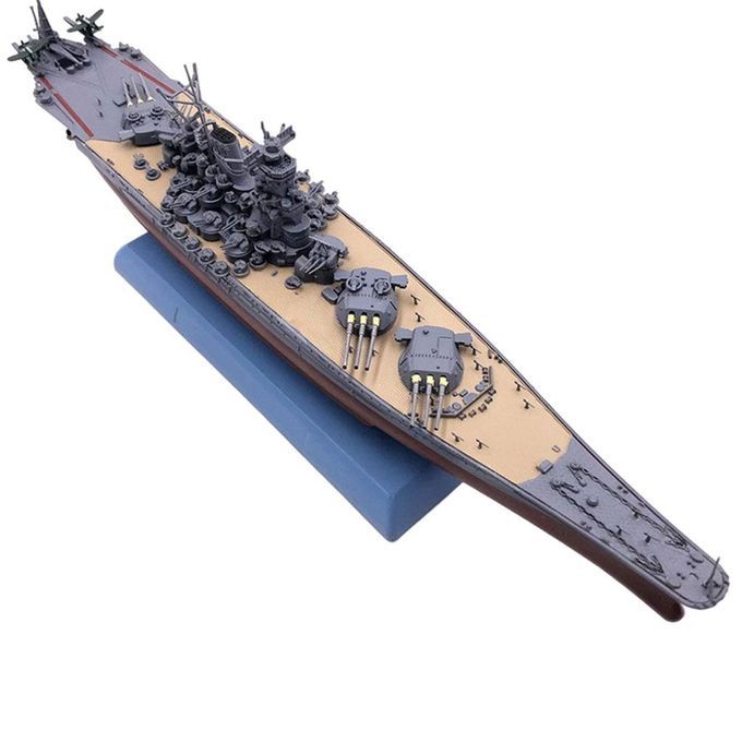 1/1000 Japanese Battleship Model Ship Alloy Hull For Adult Decoration